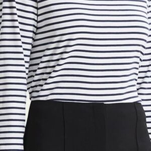 THEORY Pintuck Straight-Leg Tailored Black Crepe Pants size 0